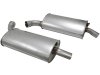 1968-1972 C3 Corvette Aluminized Muffler Pair Correct